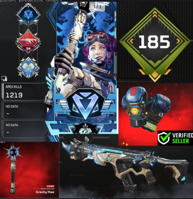 2x Heirlooms (Horizon + Pathy) | Reactive R301 etc | 237 Legendaries | Diamond | L600+ | BPs | Pay 2 win skins | 447