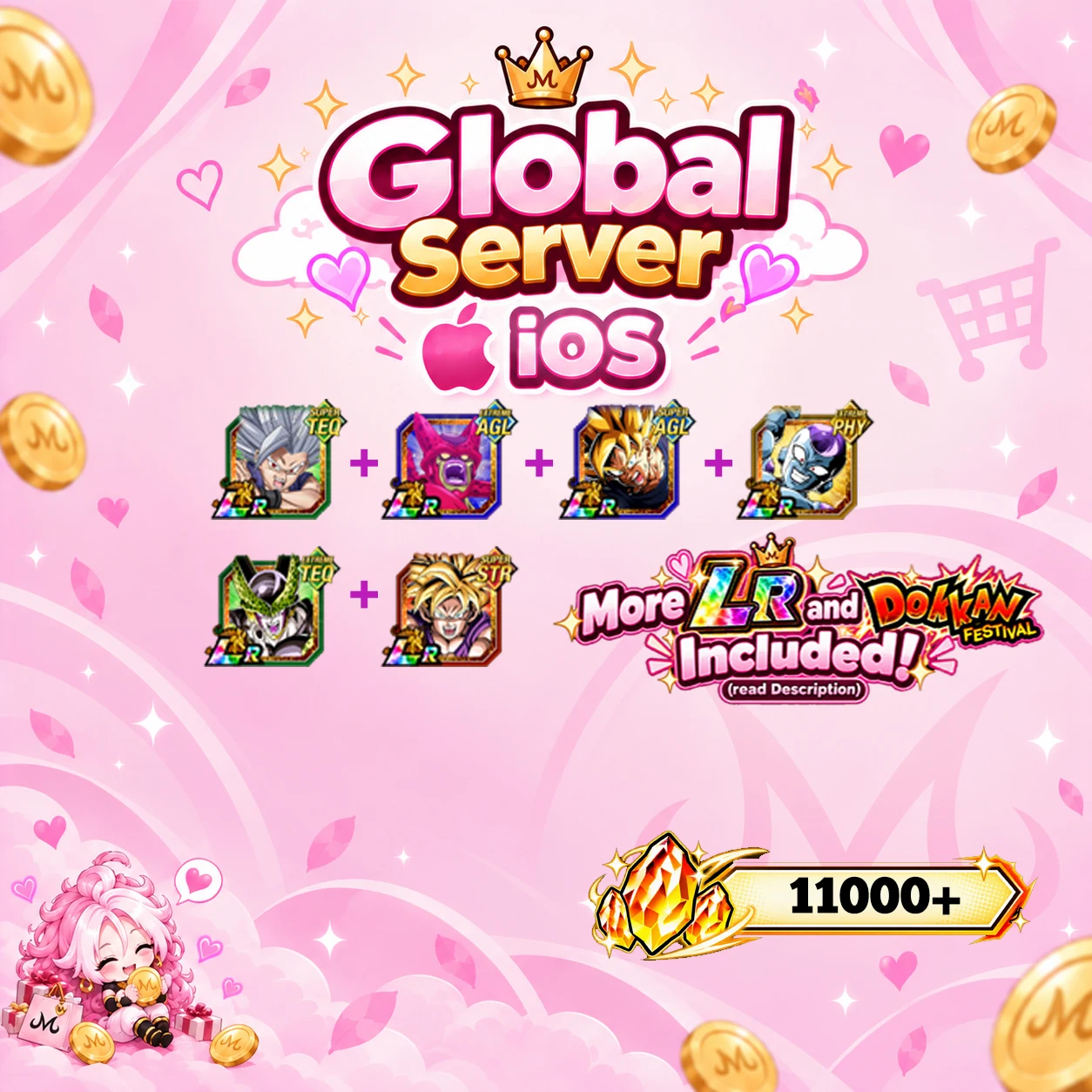 Dokkan GLB 🌍 | IOS | NEW UNITS ACCOUNT 🔥 | READ DESCRIPTION