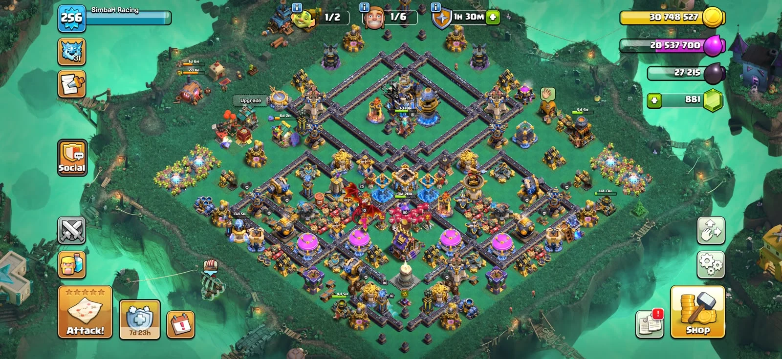 TH18 MAX HEROES 🔥3100 WAR STAR🔥TROOPS MANY MAX🔥NC 500 GEMS 🔥