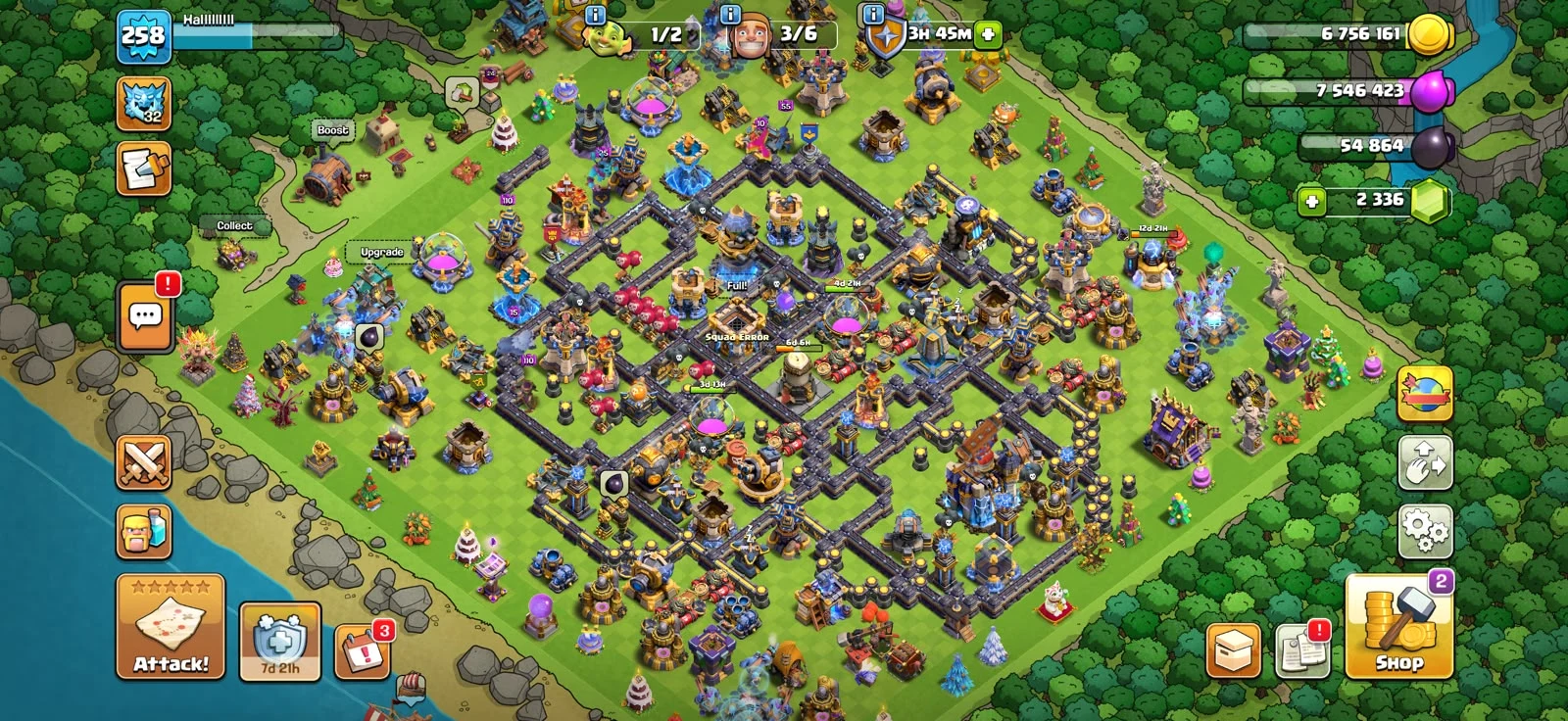 TH18 MAX HEROES 🔥9 EPIC EQUIPMENT MAX 🔥3788 WAR STAR🔥