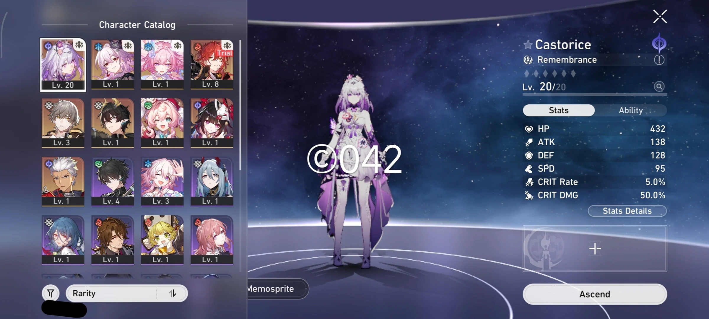 ©042 | PREMIUM REMEMBRANCE | ASIA | MALE | TL 4
