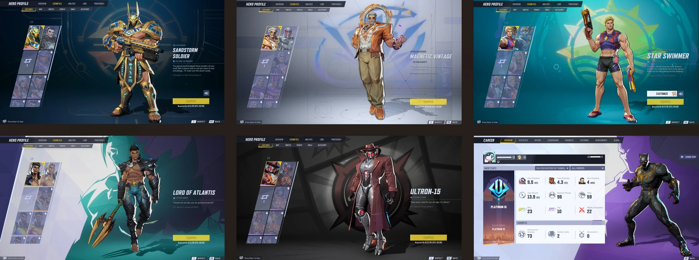 [STEAM] SEASON 9.5 PLATINUM III - S10 GOLD II- LEVEL 22 - 1350 UNITS - 7 SKINS - 1 COSTUME COIN}