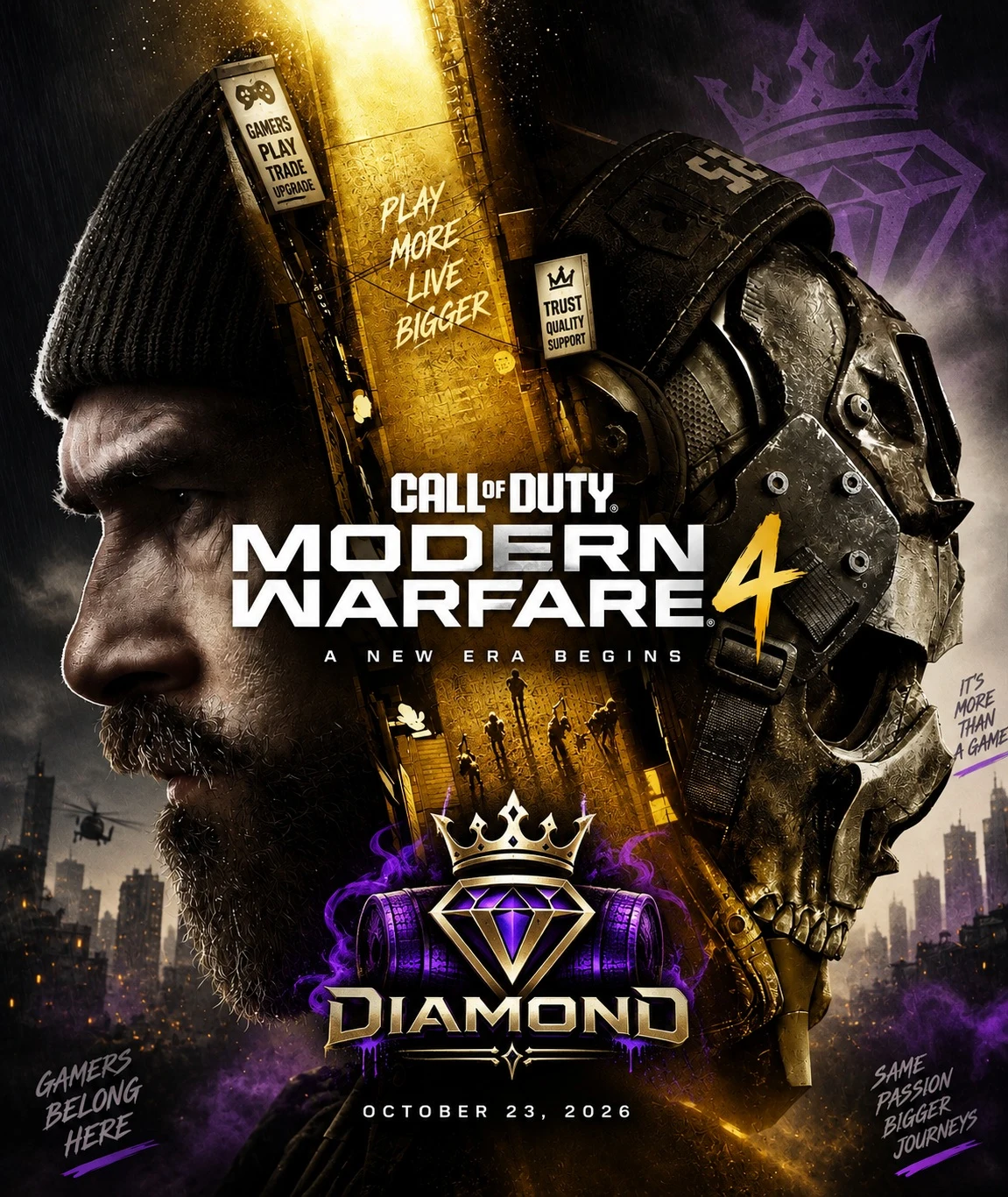 [HANDMADE] BNET MODERN WARFARE 4 - LEVEL 30 - STANDARD EDITION - BETA REWARDS | Official release: October 23, 2026