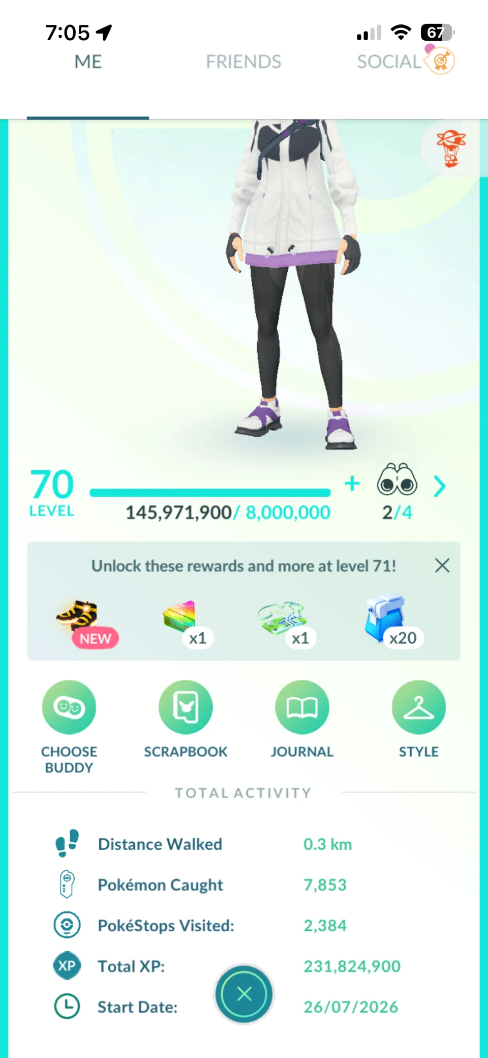 Pokemon Go Starter Accounts with Level 80 Total Experience