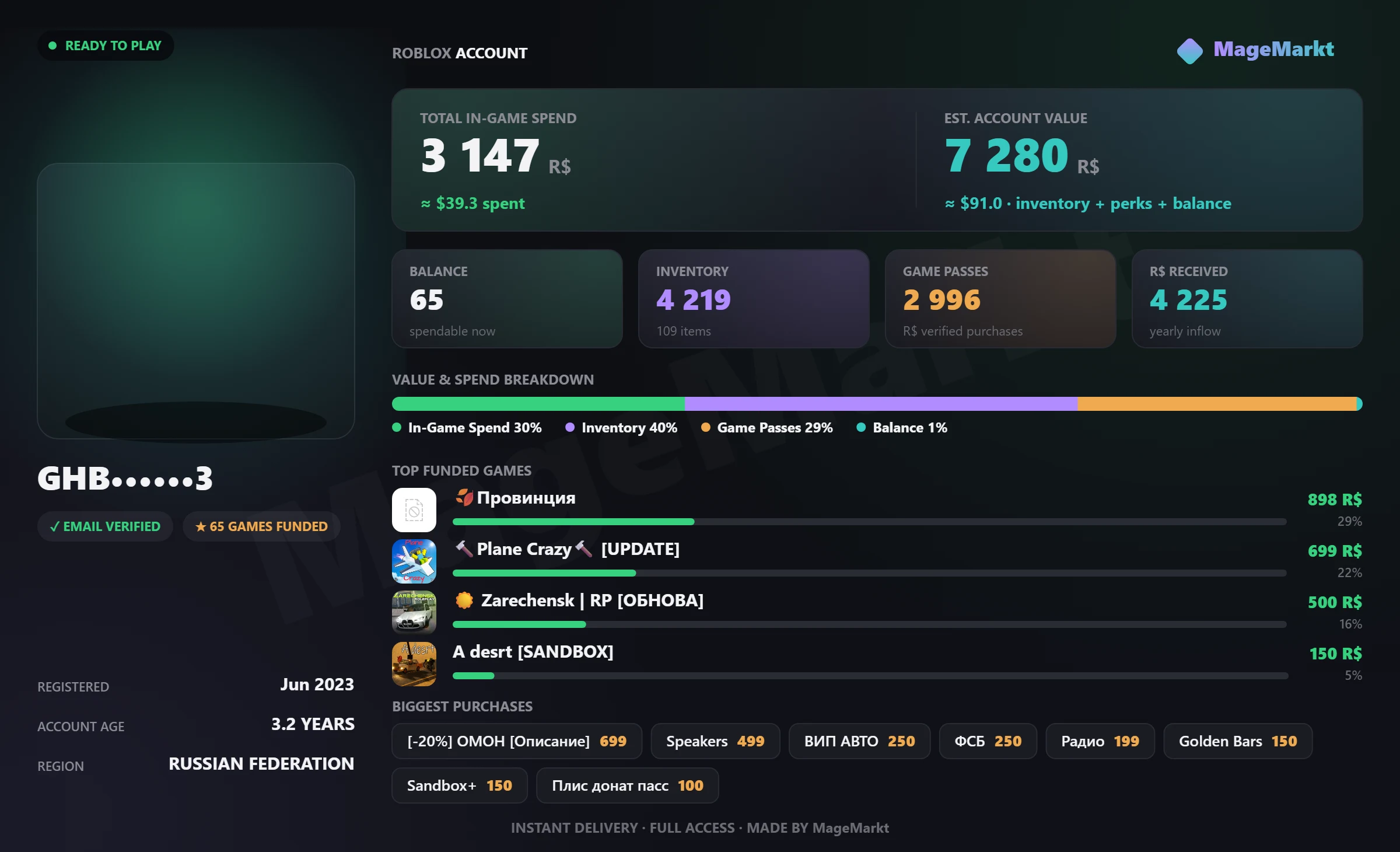 #3968 Driving Empire❤️12 Cars Owned❤️1,000,000 Cash❤️Car Radio❤️15 Sale Roblox Items❤️Crazy Speed❤️Rainbow Trail❤️Golden Bars❤️Tips Jars❤️1x Speed Keyboard