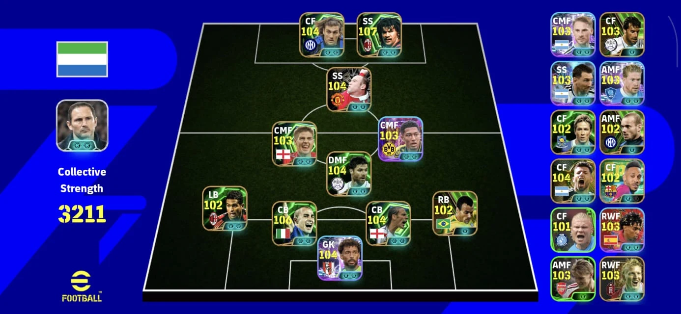 #6 Only Konami 💫 3211 CS 💫 Gullit 107 💫 Cannavaro 106 💫 Full Access 💫 Android & iOS
