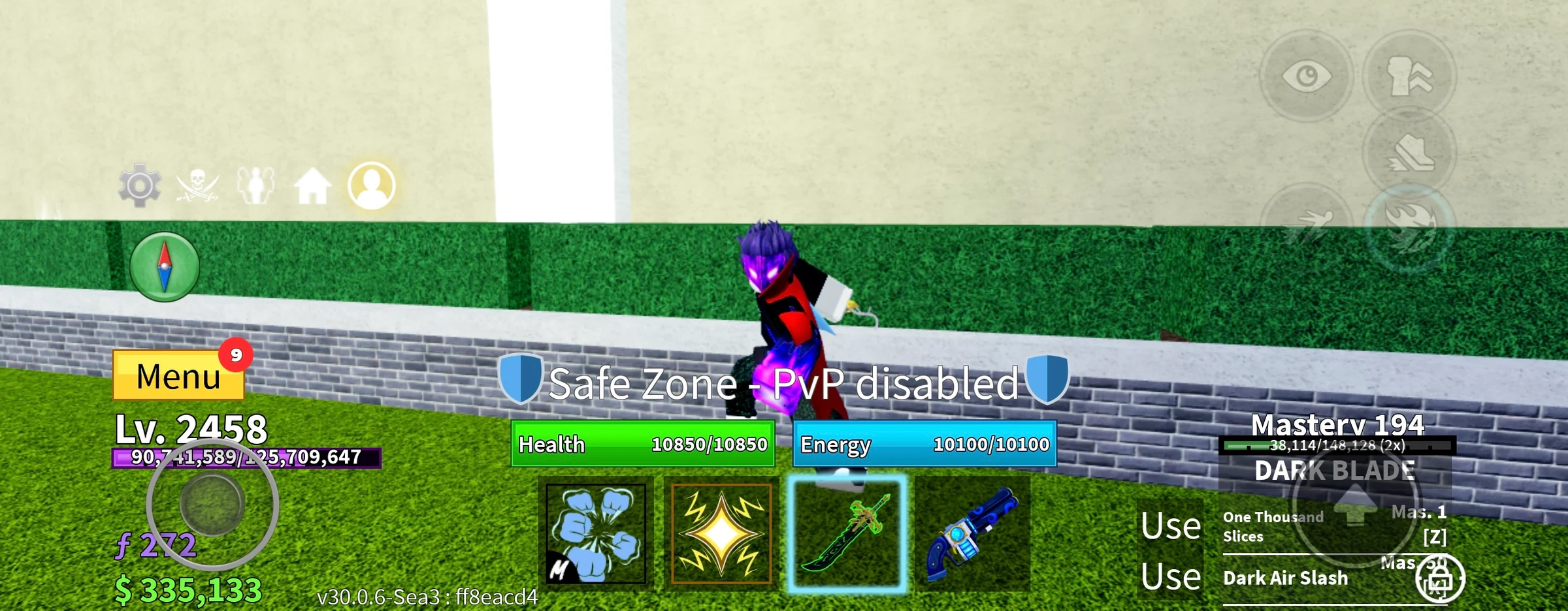 Blox fruits account Lv2458