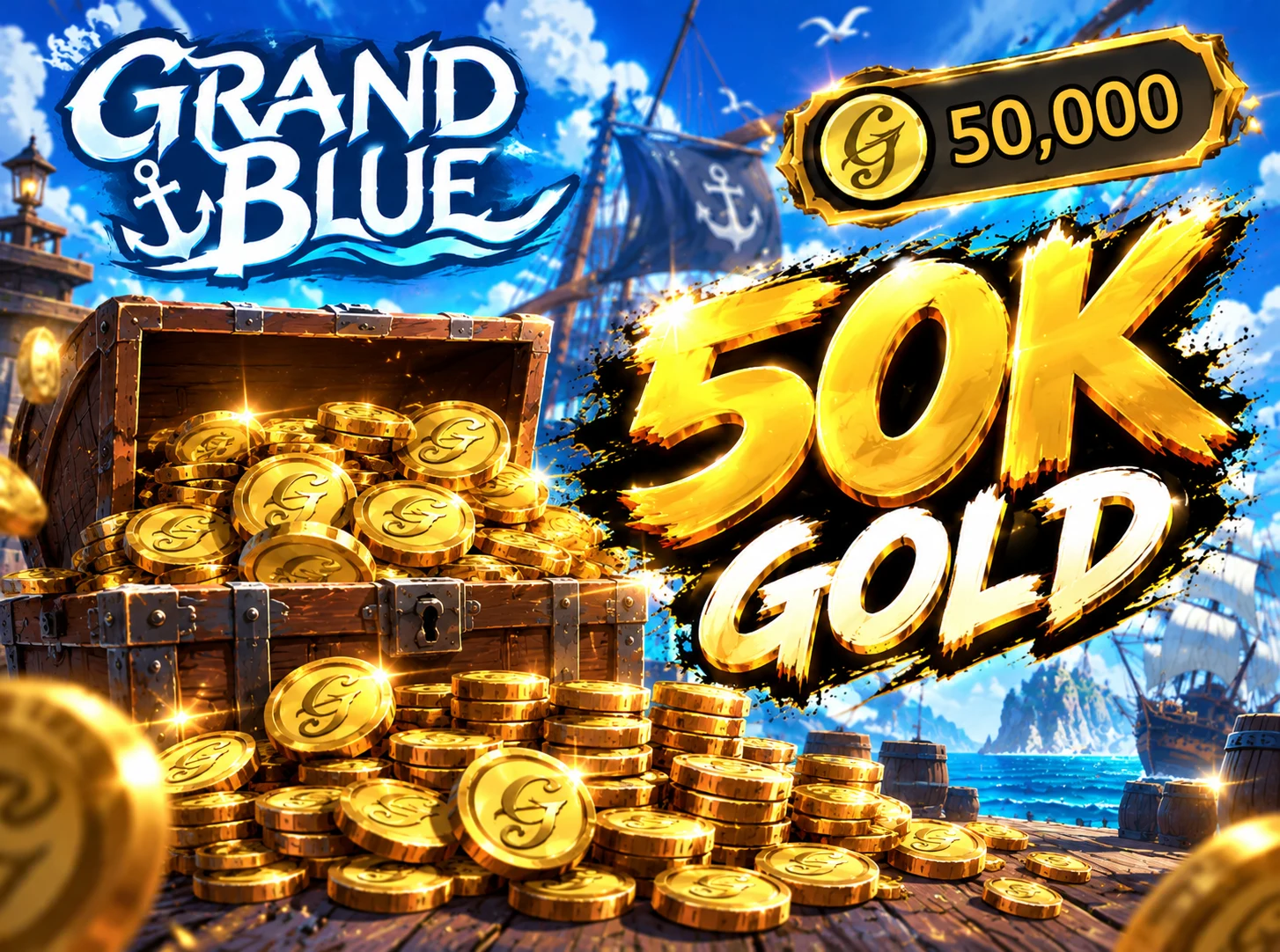 Grand Blue - 50k gold currency
