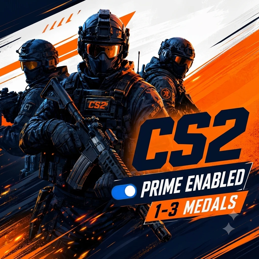 🔥CS 2 Prime Enabled 🎗️ Fresh Steam ✅ Full Primes