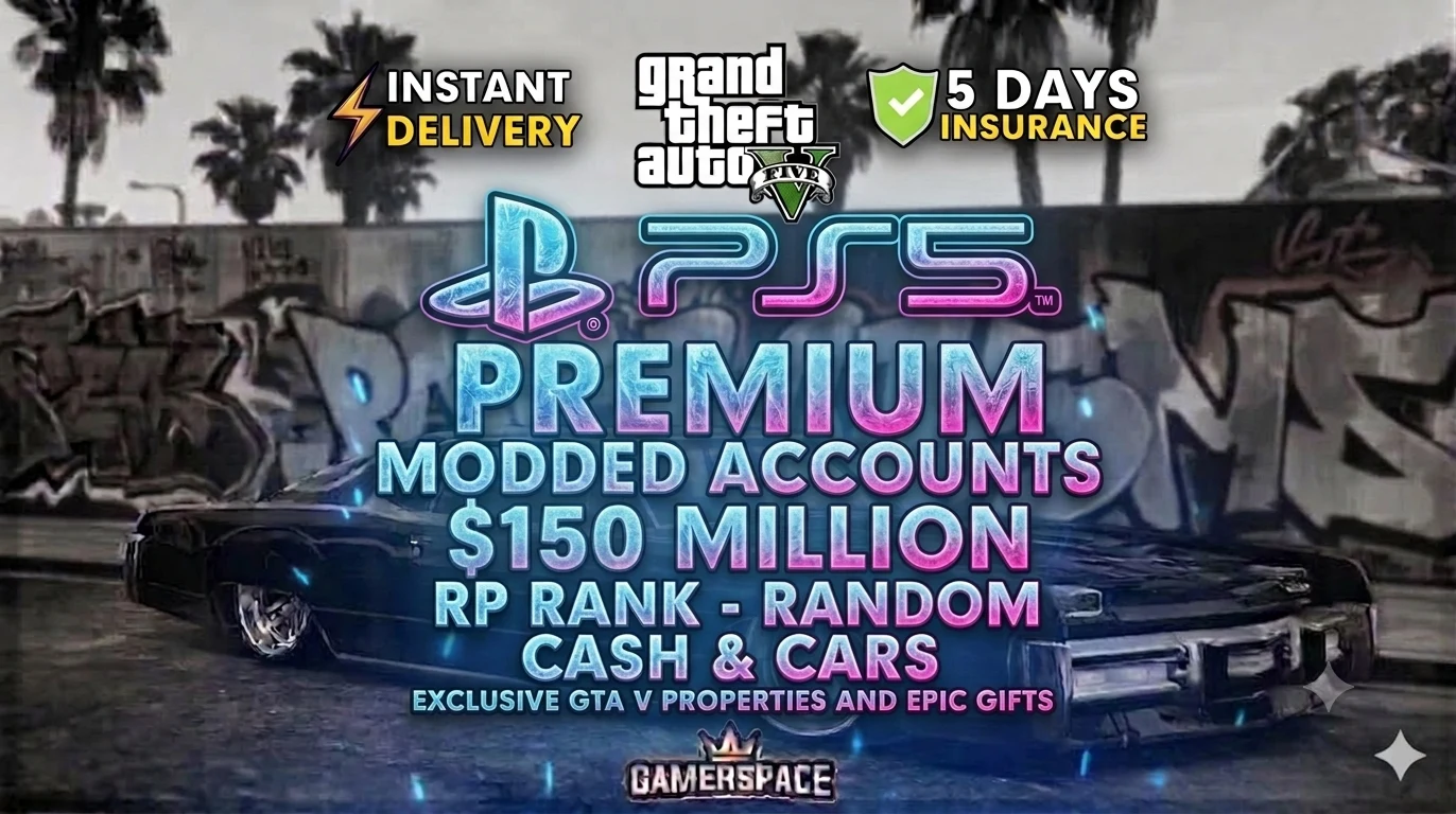 PS5💰🔥 GTA V Account | 150M CASH + ASSETS | ⭐ LEVEL 1-30  | 🚗Mk II  | ⚡ INSTANT DELIVERY