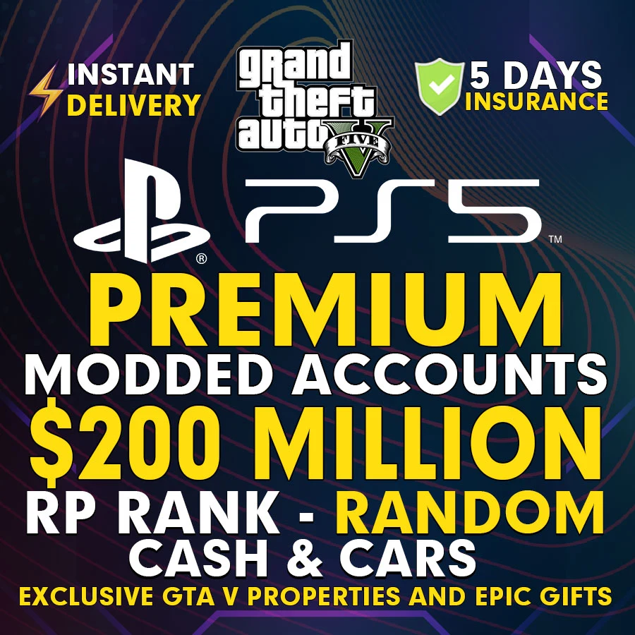 PS5 🎭 $200M 💵MANSION 👑 DELUXO 🏎️ OPPRESSOR MK2 🔩 BUNKER 🧯 🌠 HANGAR👑 FACILITY
